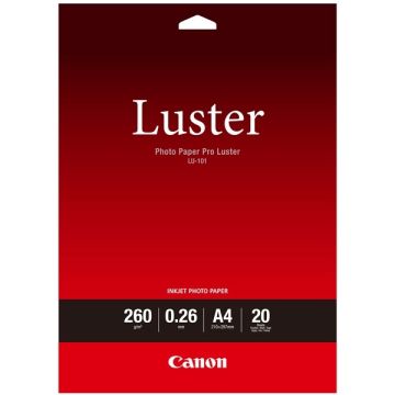 Canon LU-101 pro luster photo paper 260 grams A4 (20 vel)