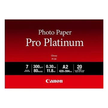 Canon PT-101 pro platinum photo paper 300 grams A2 (20 vel)