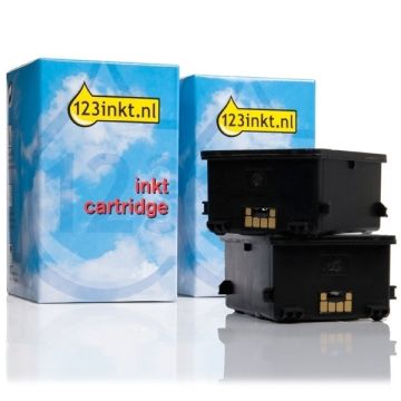 Aanbieding: 123inkt huismerk vervangt 2 x HP 14 inktcartridge zwart