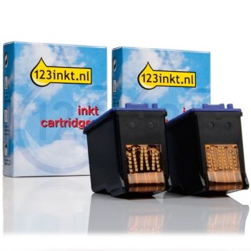 Aanbieding: 123inkt huismerk vervangt 2 x HP 22 inktcartridge kleur