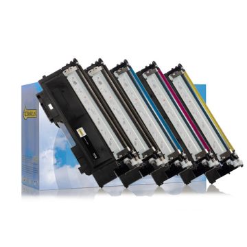 Aanbieding: 123inkt huismerk vervangt set voor HP 117A: HP W2070A, W2071A, W2072A, W2073A (2 zwarte 