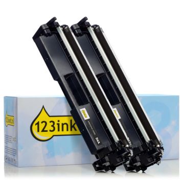 123inkt huismerk vervangt HP 94A (CF294A) toner zwart dubbelpak