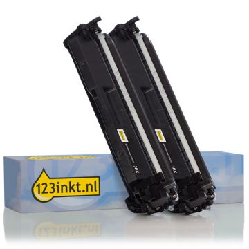 123inkt huismerk vervangt HP 30X (CF230X) toner zwart hoge capaciteit dubbelpak