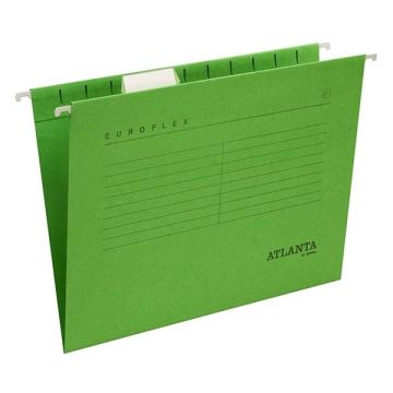 Atlanta Euroflex verticale hangmap A4 - 330 mm met V-bodem groen (25 stuks)