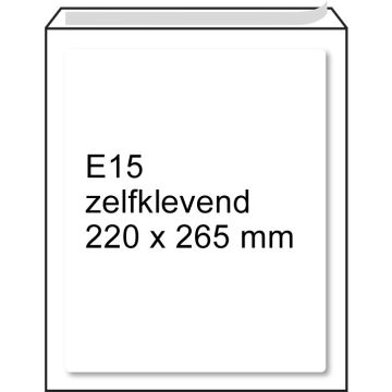 Luchtkussen envelop wit 220 x 265 mm - E15 zelfklevend (5 stuks)