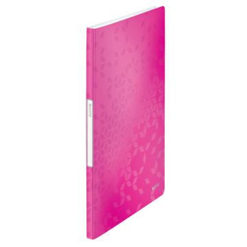 Leitz 4631 WOW showalbum A4 roze metallic (20 insteekhoezen)