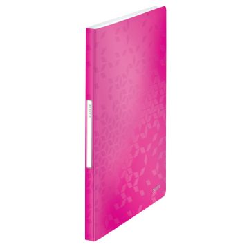 Leitz 4632 WOW showalbum A4 roze metallic (40 insteekhoezen)