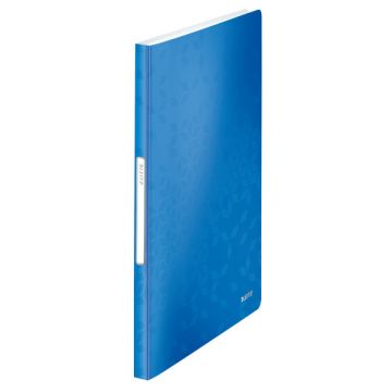 Leitz 4632 WOW showalbum A4 blauw metallic (40 insteekhoezen)