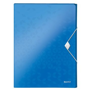 Leitz 4629 WOW documentenbox blauw metallic 30 mm (250 vel)