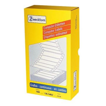 Avery Zweckform 5114 computeretiketten 1 baan 139,7 x 99,2 mm (1500 etiketten)