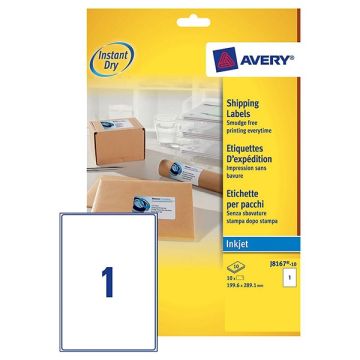 Avery Zweckform J8167-10 verzendetiketten 199,6 x 289,1 mm (10 etiketten)