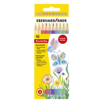 Eberhard Faber kleurpotloden pastel (10 stuks)