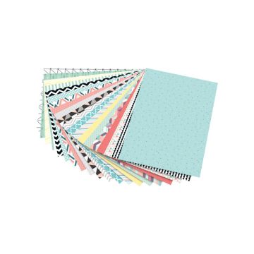 Folia designpapierblok geometrie 24 x 34 cm (20 vel)