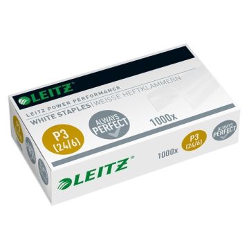 Leitz 24/6 Power Performance P3 nietjes wit (1000 stuks)