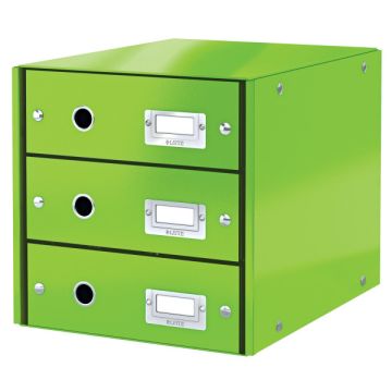 Leitz 6048 WOW ladeblok groen (3 laden)