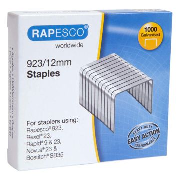 Rapesco 23/12 nietjes gegalvaniseerd (1000 stuks)