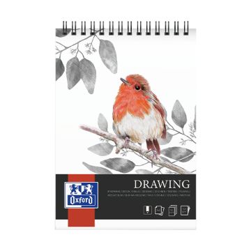 Oxford Drawing tekenblok spiraal A4 160 grams (50 vel)