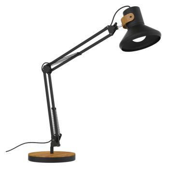 Unilux Baya led-bureaulamp zwart/bamboe