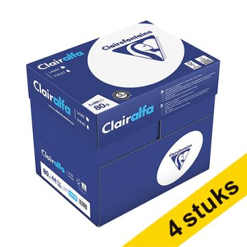 Clairefontaine Clairalfa papier 4 dozen van 2.500 vel A4 - 80 grams