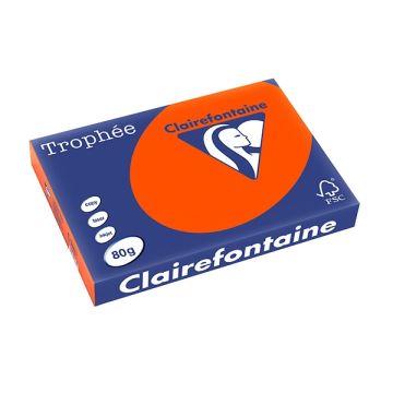 Clairefontaine gekleurd papier kardinaalrood 80 grams A3 (500 vel)