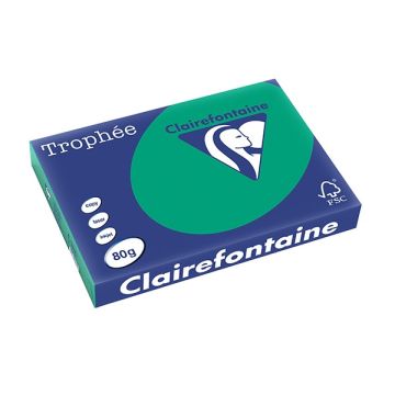 Clairefontaine gekleurd papier dennengroen 80 grams A3 (500 vel)