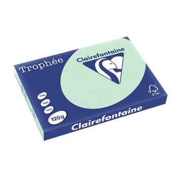 Clairefontaine gekleurd papier groen 120 grams A3 (250 vel)