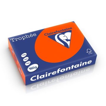 Clairefontaine gekleurd papier kardinaalrood 160 grams A4 (250 vel)