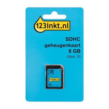 123inkt SDHC geheugenkaart class 10 - 8GB