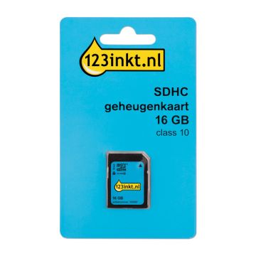 123inkt SDHC geheugenkaart class 10 - 16GB