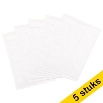 123inkt luchtkussen envelop wit 240 x 350 mm - F16 zelfklevend (5 stuks)