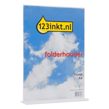 123inkt folderhouder T-voet A4