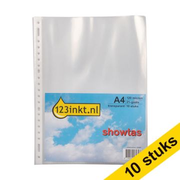 123inkt showtas transparant A4 21-gaats 120 micron (100 stuks)