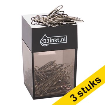 Aanbieding: 3x 123inkt paperclip dispenser