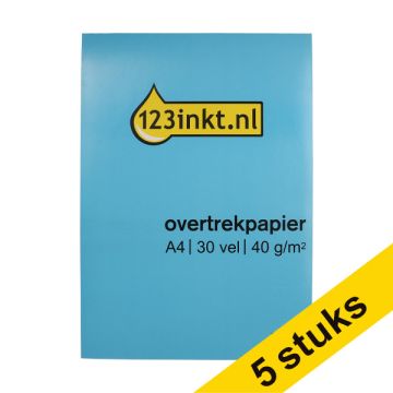 Aanbieding: 5x 123inkt overtrekpapier A4 (30 vel)