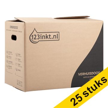 Aanbieding: 5x 123inkt verhuisdozen met dubbele bodem bruin (5 stuks)