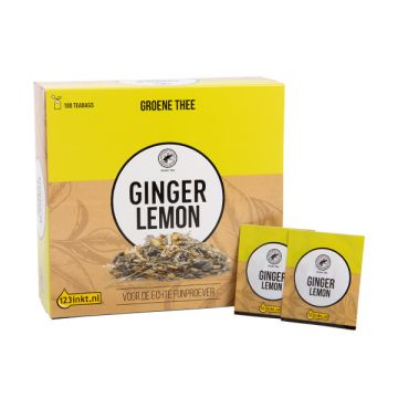 123inkt Ginger Lemon thee (100 stuks)