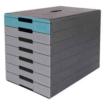 Durable Idealbox Pro ladeblok blauw (7 laden)