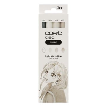 Copic Ciao Shade markerset Light Warm Grey (4 stuks)