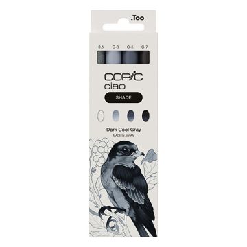 Copic Ciao Shade markerset Dark Cool Grey (4 stuks)