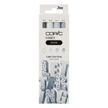 Copic Ciao Shade markerset Light Cool Grey (4 stuks)