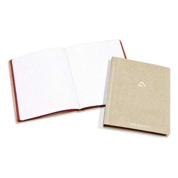 Aurora notitieboek 165 x 210 mm geruit 96 vel grijs (5 mm)