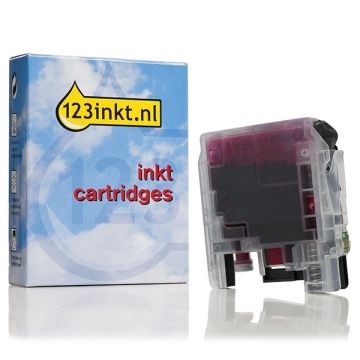 123inkt huismerk vervangt Brother LC-225XLM inktcartridge magenta hoge capaciteit