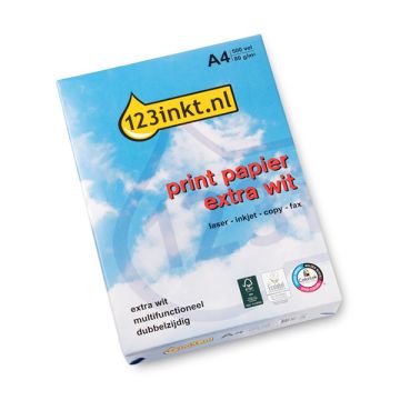 123inkt kopieerpapier 1 pak van 500 vel A4 - 80 grams FSC® Mix Credit