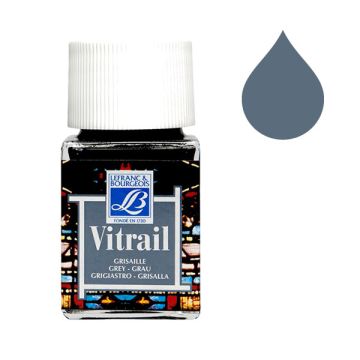 Lefranc Bourgeois Vitrail glas & porseleinverf 251 gray (50 ml)