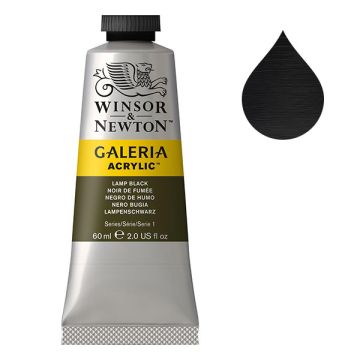 Winsor & Newton Galeria acrylverf 337 lamp black (60 ml)