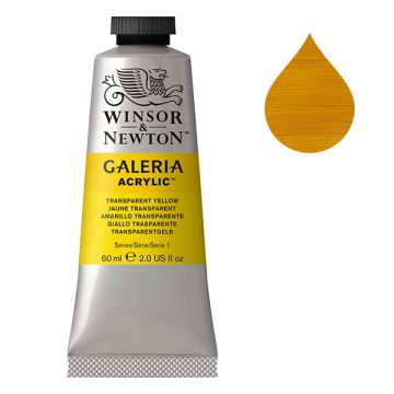 Winsor & Newton Galeria acrylverf 653 transparent yellow (60 ml)