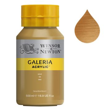 Winsor & Newton Galeria acrylverf 283 gold (500 ml)