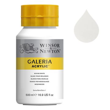 Winsor & Newton Galeria acrylverf 415 mixing white (500 ml)