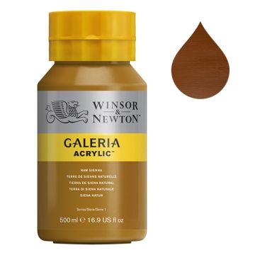 Winsor & Newton Galeria acrylverf 552 raw sienna (500 ml)