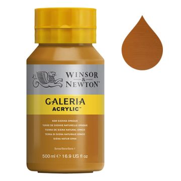 Winsor & Newton Galeria acrylverf 553 raw sienna opaque (500 ml)